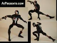 Zombie Black Spiderman (Spider-Man) Custom Action Figure