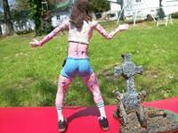 Female Jogger Zombie (Zombies) Custom Action Figure