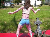 Female Jogger Zombie (Zombies) Custom Action Figure