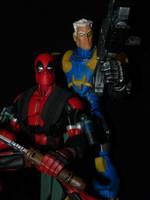 Deadpool and Cable (Marvel Universe) Custom Action Figure