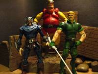 Warriors Three (Fandral, Hogun, Volstagg)-Work in Progress (Marvel Legends) Custom Action Figure