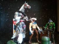 30/30 Bravestarr and Tex Hex (Legendary Comic Book Heroes) Custom Action Figure