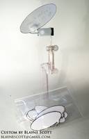Comic Book Word Balloon Stand ("V") Custom Action Figure