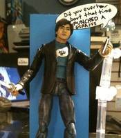 Comic Book Word Balloon Stand ("V") Custom Action Figure