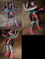 Transformers Animated Horrorcon Black Arachnia (Transformers - Animated) Custom Action Figure