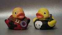 Deadpool & Punisher Duckies (Marvel) Custom Miniature / Figurine