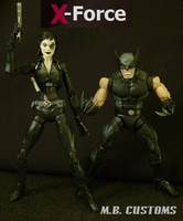 X-Force Domino (X-Force) Custom Action Figure