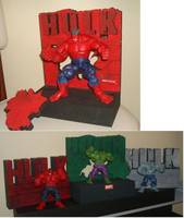 Redhulk's Display Base, Diorama (Marvel Legends) Custom Diorama / Playset