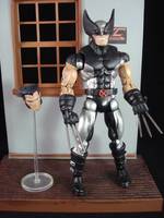 Wolverine (X-Force) W Alt Head & Real Metallic Claws (Marvel Legends) Custom Action Figure