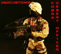 Cobra Desert Officer Infantry (G.I. Joe) Custom Action Figure