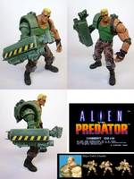 Major Dutch Schaefer (Alien vs Predator) Custom Action Figure