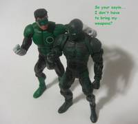 Green Lantern - Deadpool (Green Lantern) Custom Action Figure
