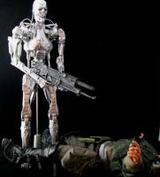 12 Inch Chromed Diecast T-800 (Terminator) Custom Action Figure