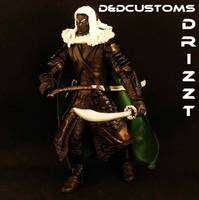 Drizzt Drow Dark Elf Forgotten Realms (Forgotten Realms of Fantasy) Custom Action Figure