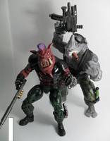 Bebop & Rocksteady (Teenage Mutant Ninja Turtles) Custom Action Figure
