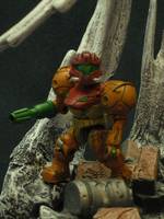 Samus Aran (Mega Bloks) (Metroid) Custom Miniature / Figurine
