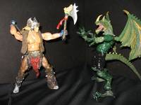 The Dragan Vs the Barbarian (Original) Custom Action Figure
