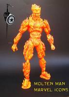 Molten Man Marvel Icons (Marvel Icon) Custom Action Figure
