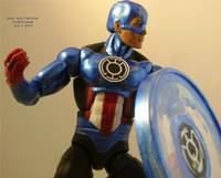 Blue Lantern Captain America (Crossover) Custom Action Figure
