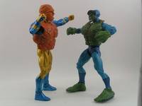J.L.I . Files: Halloween '87'  (a Tribute to Blue & Gold) (DC Universe) Custom Action Figure