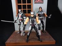 Wolverine, Deadpool and Warpath 3 Pack Repaint (Marvel Universe) Custom Action Figure