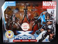 Wolverine, Deadpool and Warpath 3 Pack Repaint (Marvel Universe) Custom Action Figure