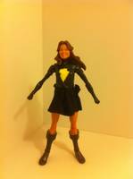 Mary Marvel Custom  Black Suit (DC Universe) Custom Action Figure