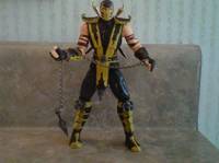 Scorpion MK9 Jazwares Repaint (Mortal Kombat) Custom Action Figure