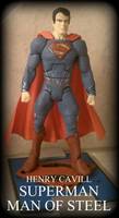 Henry Cavill SUPERMAN: Man of Steel (Movie Masters) Custom Action Figure