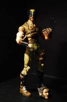 Wolverine Stealth Brown Variant-Interchangeable Heads (X-Men) Custom Action Figure
