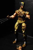 Wolverine Stealth Brown Variant-Interchangeable Heads (X-Men) Custom Action Figure