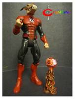 Red Lantern Bloodshot (Green Lantern) Custom Miniature / Figurine