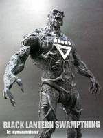 Black  Lantern Swampthing (Green Lantern) Custom Action Figure