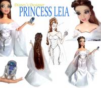 Designer Princess Leia (Star Wars) Custom Action Figure