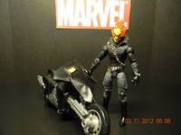 Ghostrider( Danny Ketch) and Motorcycle (Marvel Universe) Custom Action Figure