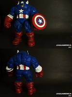 " Juggamerica " Captain Juggernaut America (Marvel vs Capcom) Custom Action Figure