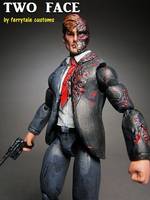 Two Face Batman the Dark Knight Rises (Marvel Universe) Custom Action Figure
