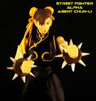 Chun-Li Street Fighter Alpha Interpol Agent (Street Fighter) Custom Action Figure
