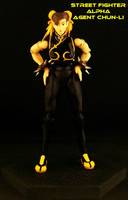 Chun-Li Street Fighter Alpha Interpol Agent (Street Fighter) Custom Action Figure