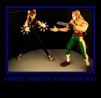 Chun-Li Street Fighter Alpha Interpol Agent (Street Fighter) Custom Action Figure