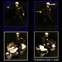 Terminator T-1000 Motorcycle Cop (Terminator) Custom Action Figure