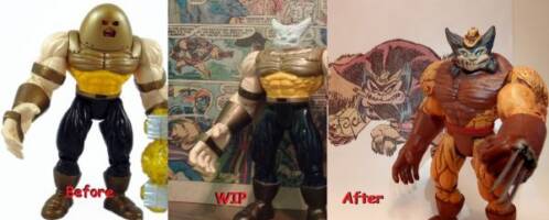 The "Fiend-with-No-Name" (X-Men) Custom Action Figure