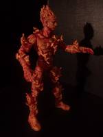 Movie Human Torch Repaint (Fantastic Four) Custom Action Figure