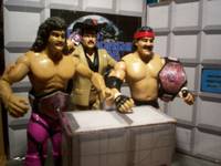 Ravashing Rick Rude, Ragin Bull Manny Fernandez & Number One Paul Jones (Wrestling) Custom Action Figure