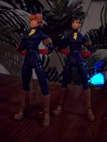 Juli and Juni (Street Fighter) Custom Action Figure