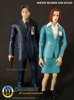 Mulder and Scully (X-Files) Custom Action Figure