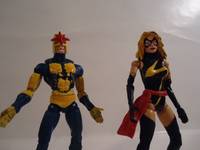 Classic Nova and Ms. Marvel -MOD (Marvel) Custom Action Figure