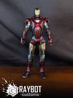 Iron Man Mk VI (Battle Damaged) (Marvel Legends) Custom Action Figure