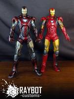 Iron Man Mk VI (Battle Damaged) (Marvel Legends) Custom Action Figure