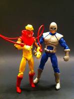 Pyro & Avalanche (Marvel Universe) Custom Action Figure